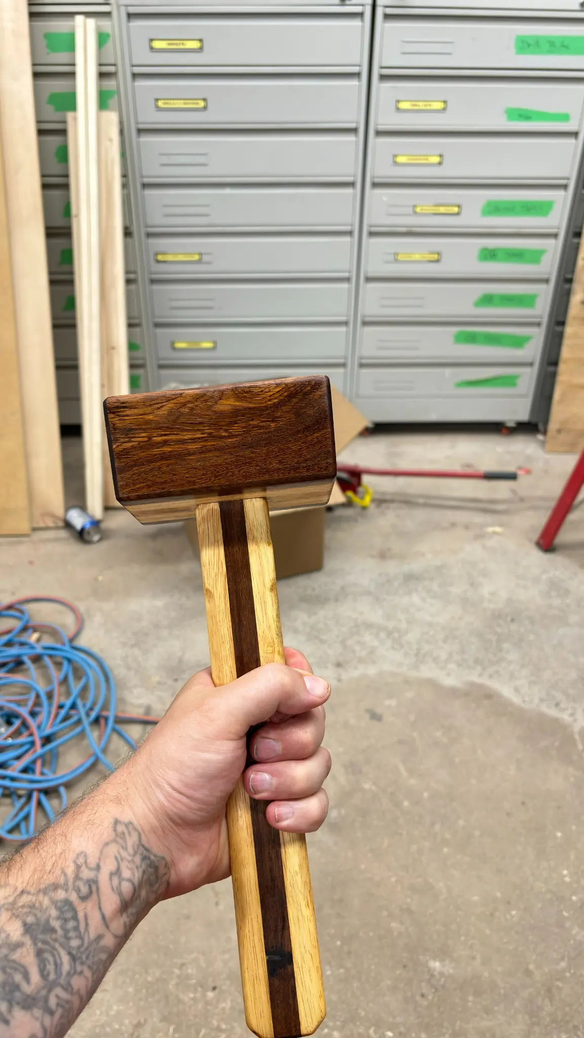 Built to Strike — Reclaimed Hardwood Mallet