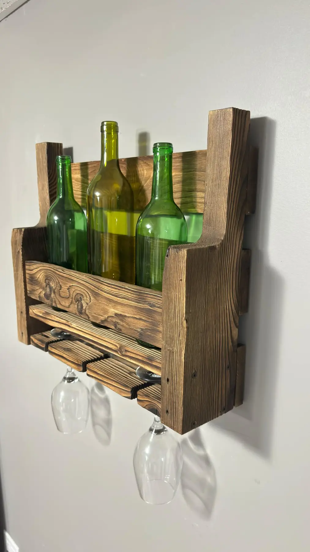 From Pallet to Pour — Rustic Wine Rack detail 6
