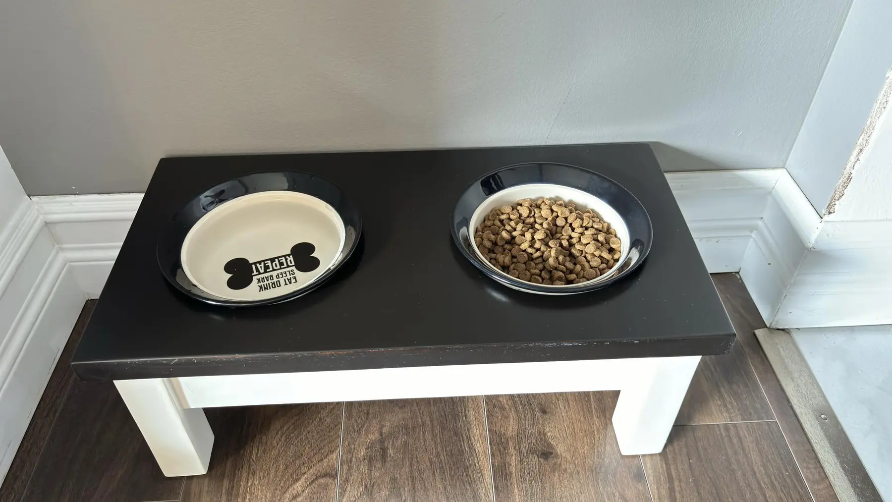 Raised in Tauari — Dog Bowl Riser detail 1