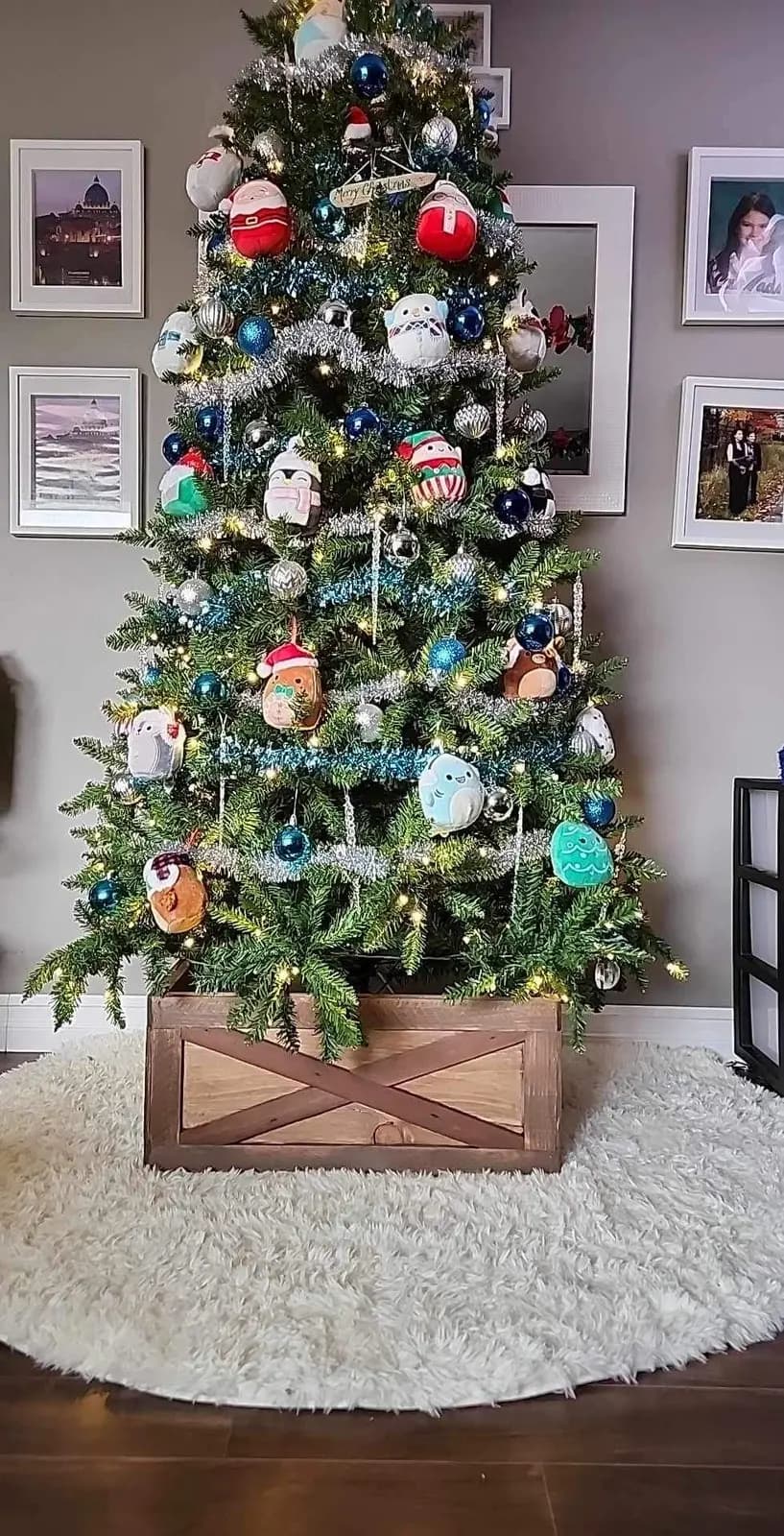 Warm Hearth — Rustic Christmas Tree Box detail 5